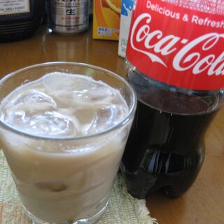【コカ･コーラ】と豆乳で☆まろやかなカクテル♪